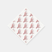 ザリガニ スタンダードカクテルナプキン (角)