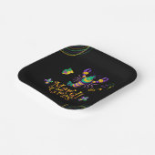 ザリガニ/トランペット/マスク/（紋章の）フラ・ダ・リマルディグラ ペーパープレート (傾斜あり)