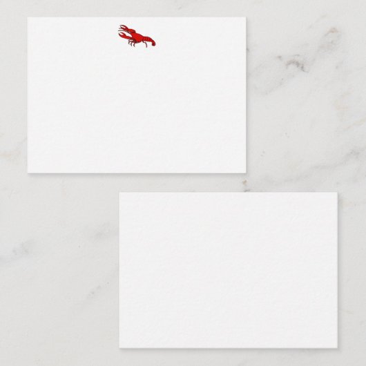 ザリガニ ノートカード (正面/裏面)