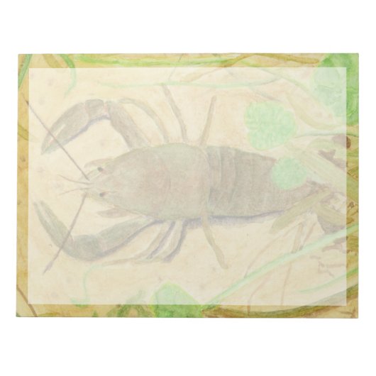 ザリガニ ノートパッド (正面)