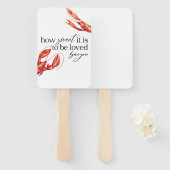 ザリガニ ハンドファン (正面&裏面)