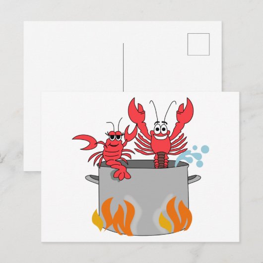 ザリガニ ポストカード (正面/裏面)