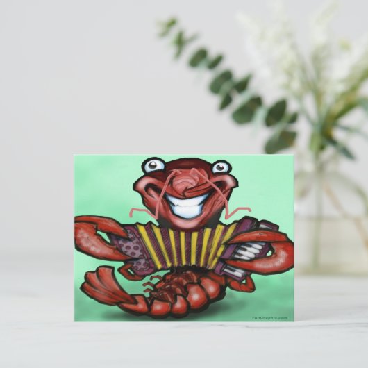 ザリガニ ポストカード (スタンド正面)