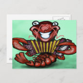 ザリガニ ポストカード (正面/裏面)