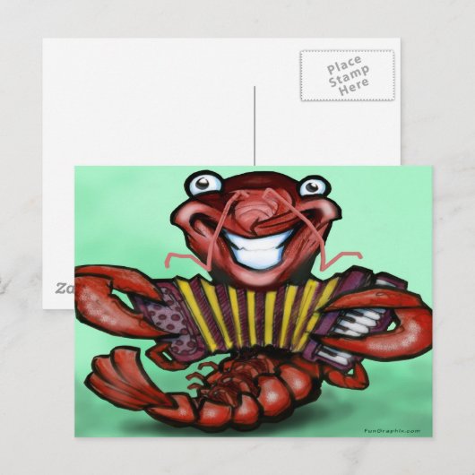 ザリガニ ポストカード (正面/裏面)