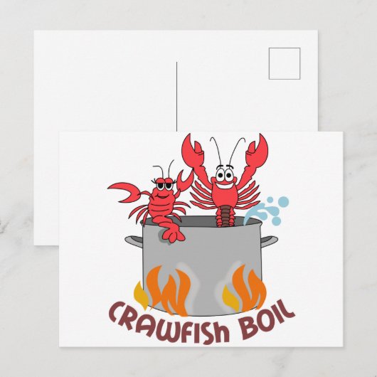 ザリガニ ポストカード (正面/裏面)