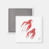 ザリガニ マグネット (正面/裏面)