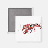 ザリガニ マグネット (正面/裏面)