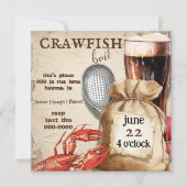 ザリガニ | ムドバグとビールのパーティー 招待状 (正面)