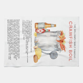 ザリザリがゆでる|レシピ手織りティータオル キッチンタオル