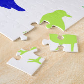 ザリス絵画チャリアによる着色鳥の数 ジグソーパズル (側面)