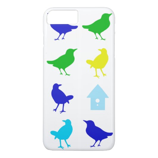 ザリス絵画チャリアによる着色鳥の数 Case-Mate iPhoneケース (裏面)