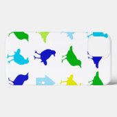 ザリス絵画チャリアによる着色鳥の数 Case-Mate iPhoneケース (裏面 (横))