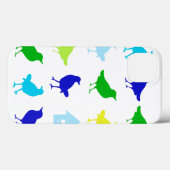 ザリス絵画チャリアによる着色鳥の数 Case-Mate iPhoneケース (裏面 (横))
