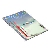 ザリセルカ・フィンランドのスキーポスター ノートブック (右側)