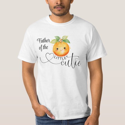 ザリトルかわいこちゃん柑橘類オレンジの父 Tシャツ (正面)