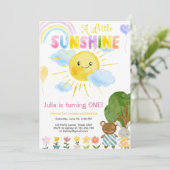 ザリトルサンシャインボホーレインボーファースト誕生日 招待状 (スタンド正面)