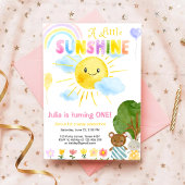 ザリトルサンシャインボホーレインボーファースト誕生日 招待状