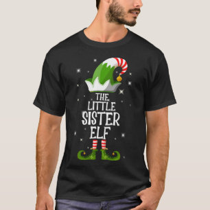 ザリトルシスター小妖精や小人ファミリーマッチングクリスマス Tシャツ