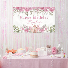 ザリトルフェアリー&ティーポット誕生日 横断幕