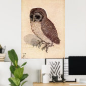 ザリトルフクロウバイアルブレヒト ポスター (ホームオフィス)