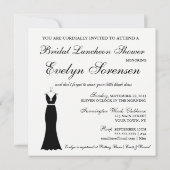 ザリトルブエレガントラックドレスブライダルシャワーパーティー 招待状 (裏面)