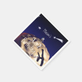 ザリトルプリンスファースト誕生日紙ナプキン スタンダードカクテルナプキン (角)