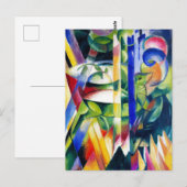 ザリトルマウンテンヤギ絵画ズズバイフランツ・マーク ポストカード (正面/裏面)