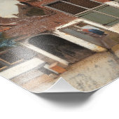 ザリトル通りバイヨハネス・フェルメール フォトプリント            (角)