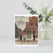 ザリトル通りバイヨハネス・フェルメール ポストカード (スタンド正面)