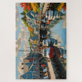 ザリトル魚釣りヴィレッジ ジグソーパズル (縦)