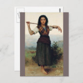 ザリトル・シェパード・ドーズ・バイ・ブーゲロー ポストカード (正面/裏面)