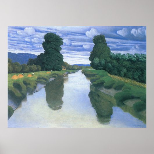 ザリバーアットベルヴィルバイフェリックス・バロットンファインアート ポスター (正面)