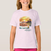 ザリバーライフスロース |かわいい女の子Tシャツ Tシャツ (正面)