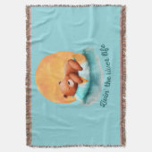 ザリバーライフベア |かわいいデジタルアート スローブランケット (正面縦)