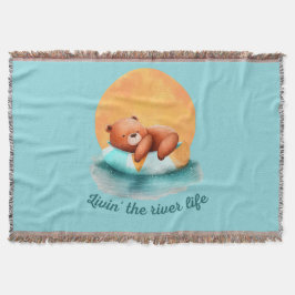 ザリバーライフベア |かわいいデジタルアート スローブランケット
