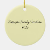 ザリバーライフ |可愛いスロースカスタム記念 セラミックオーナメント (裏面)