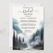 ザリバーレインクラウドスモークマウンテンブライダルシャワー 招待状 (正面)