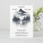 ザリバーレインクラウド自然スモークマウンテン結婚ズ 招待状 (スタンド正面)