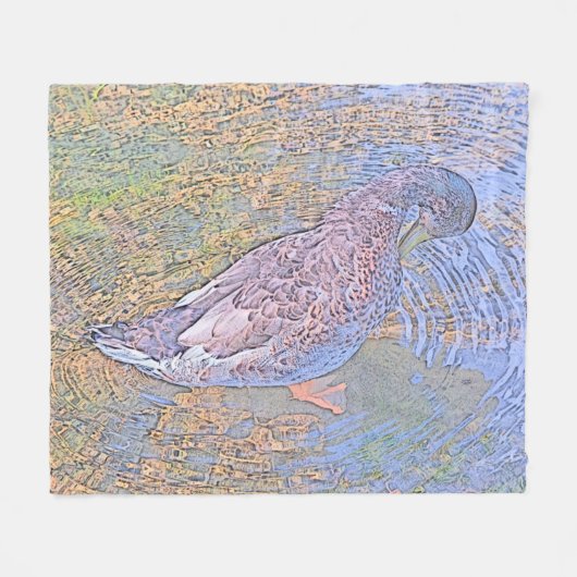 ザリプル フリースブランケット (正面(横))