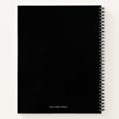 ザリモート過去タロットデッキカードバックモノグラム ノートブック (裏面)