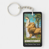 ザリモート過去タロットデッキ強度カード キーホルダー (正面)