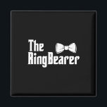 ザリングや輪ベアラボウタイリングや輪ダデ結婚の新郎ブリ マグネット<br><div class="desc">ザリングや輪ベアラボウタイリングや輪ダデ結婚の新郎新婦</div>