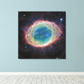 ザリングや輪星雲 | JWST NIRCam |宇宙 キャンバスプリント (インサイチュ (ウッドフロア))
