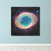 ザリングや輪星雲 | JWST NIRCam |宇宙 キャンバスプリント (インサイチュ (ウッドフロア))
