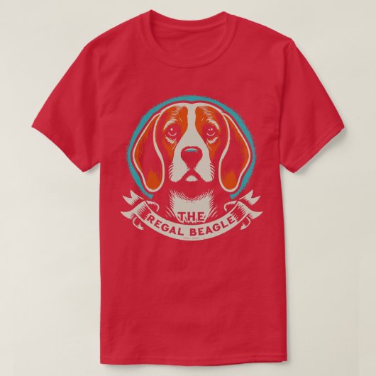 ザリーガルビーグルメニュー1977 1 Tシャツ (デザイン正面)