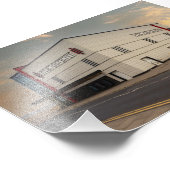 ザリージェントシネマ、レッドカー フォトプリント            (角)