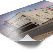 ザリージェントシネマ、レッドカー フォトプリント            (角)