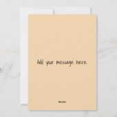 ザリーダスケルトンタロットカードフラットホリデーカード シーズンカード (裏面)