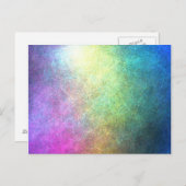 ザリーニーレインボー抽象芸術 ポストカード (正面/裏面)